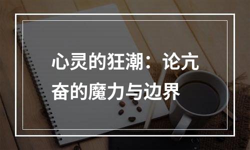 心灵的狂潮：论亢奋的魔力与边界