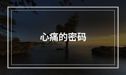 心痛的密码