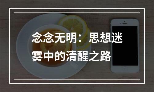 念念无明：思想迷雾中的清醒之路