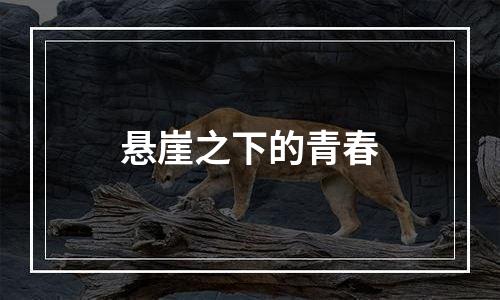 悬崖之下的青春