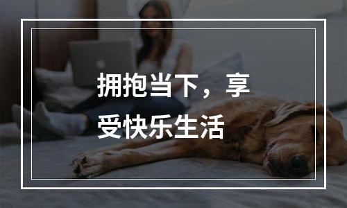 拥抱当下，享受快乐生活