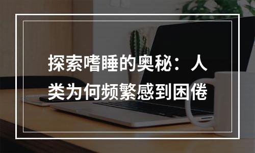 探索嗜睡的奥秘：人类为何频繁感到困倦
