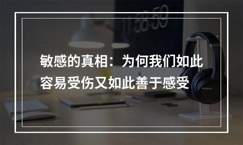 敏感的真相：为何我们如此容易受伤又如此善于感受