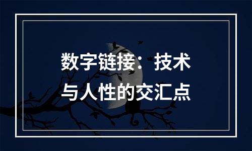 数字链接：技术与人性的交汇点
