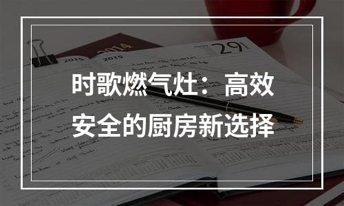 时歌燃气灶：高效安全的厨房新选择