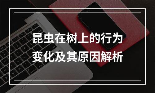 昆虫在树上的行为变化及其原因解析