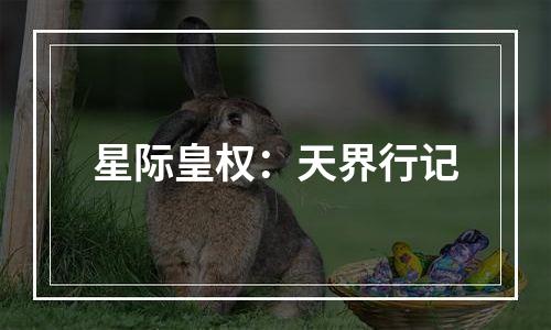 星际皇权：天界行记