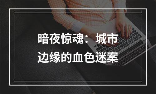 暗夜惊魂：城市边缘的血色迷案