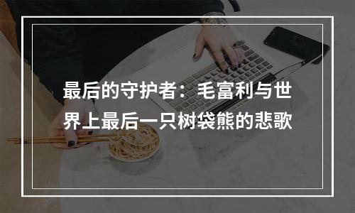 最后的守护者：毛富利与世界上最后一只树袋熊的悲歌