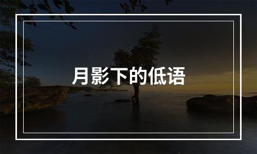 月影下的低语