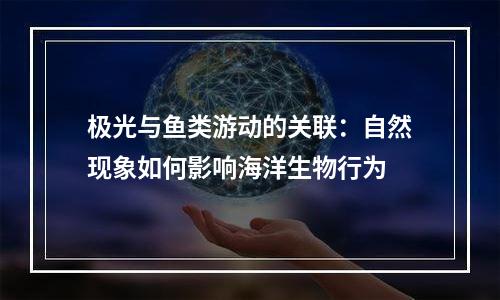 极光与鱼类游动的关联：自然现象如何影响海洋生物行为