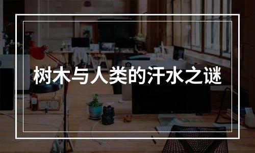 树木与人类的汗水之谜