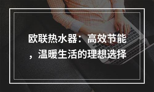 欧联热水器：高效节能，温暖生活的理想选择
