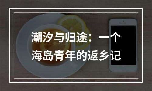 潮汐与归途：一个海岛青年的返乡记