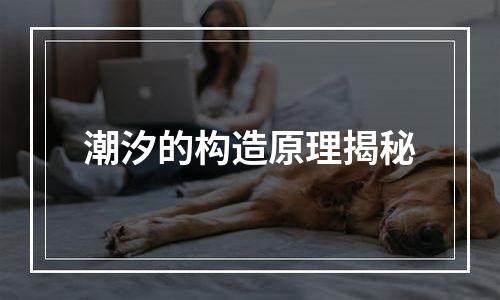 潮汐的构造原理揭秘