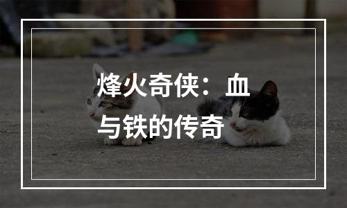 烽火奇侠：血与铁的传奇