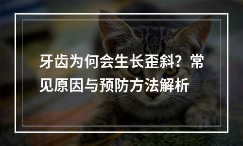牙齿为何会生长歪斜？常见原因与预防方法解析
