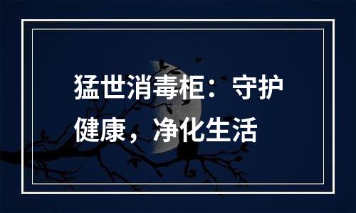 猛世消毒柜：守护健康，净化生活