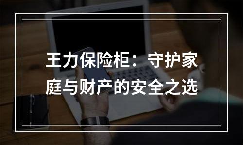 王力保险柜：守护家庭与财产的安全之选