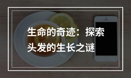 生命的奇迹：探索头发的生长之谜