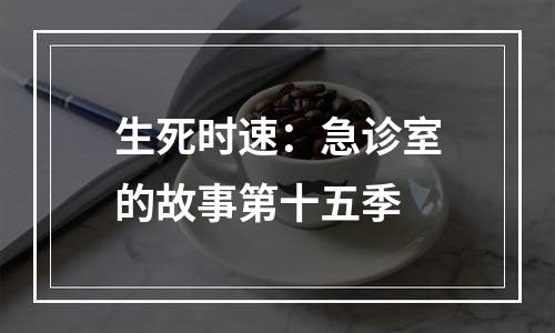 生死时速：急诊室的故事第十五季