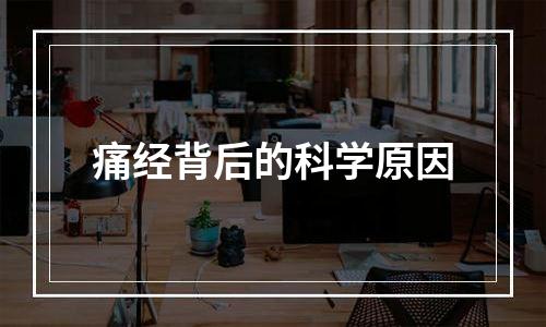 痛经背后的科学原因