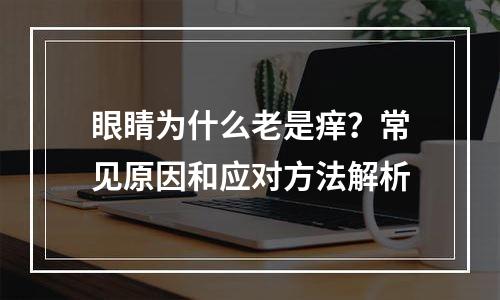 眼睛为什么老是痒？常见原因和应对方法解析