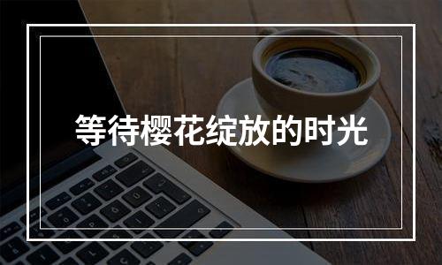 等待樱花绽放的时光