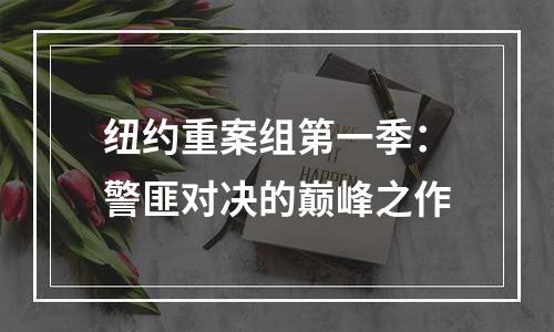 纽约重案组第一季：警匪对决的巅峰之作