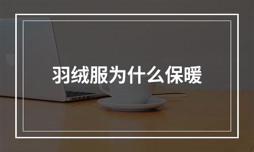 羽绒服为什么保暖