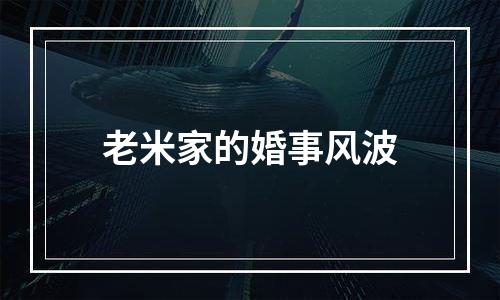 老米家的婚事风波