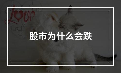 股市为什么会跌