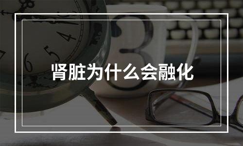 肾脏为什么会融化
