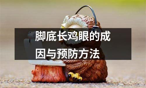 脚底长鸡眼的成因与预防方法