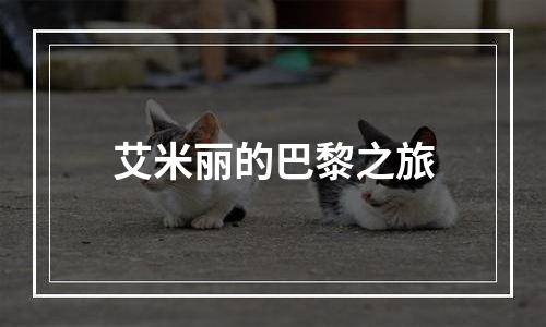 艾米丽的巴黎之旅