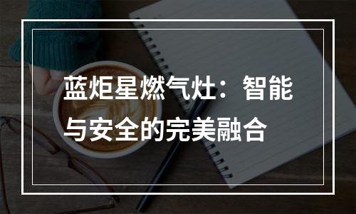 蓝炬星燃气灶：智能与安全的完美融合