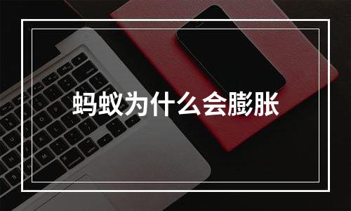 蚂蚁为什么会膨胀