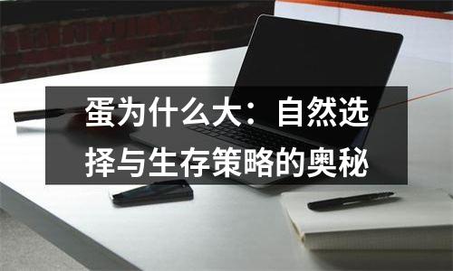 蛋为什么大：自然选择与生存策略的奥秘
