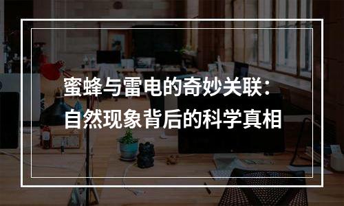 蜜蜂与雷电的奇妙关联：自然现象背后的科学真相