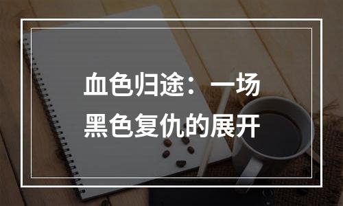 血色归途：一场黑色复仇的展开