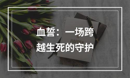 血誓：一场跨越生死的守护