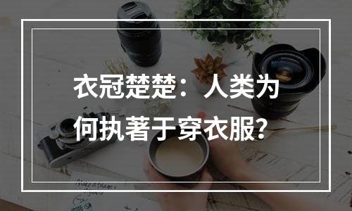 衣冠楚楚：人类为何执著于穿衣服？