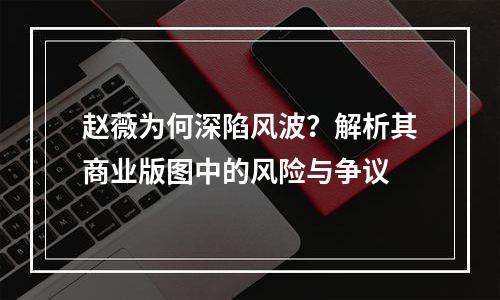 赵薇为何深陷风波？解析其商业版图中的风险与争议