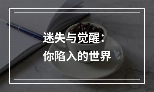 迷失与觉醒：你陷入的世界