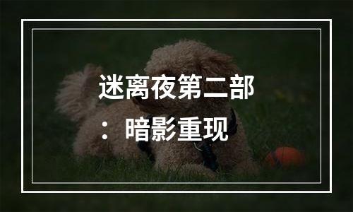 迷离夜第二部：暗影重现