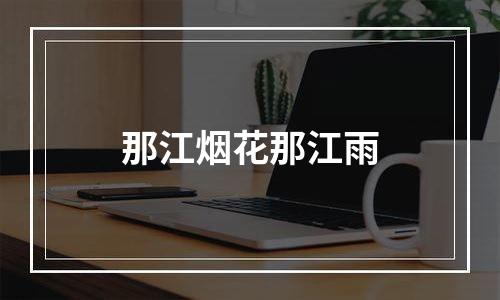 那江烟花那江雨