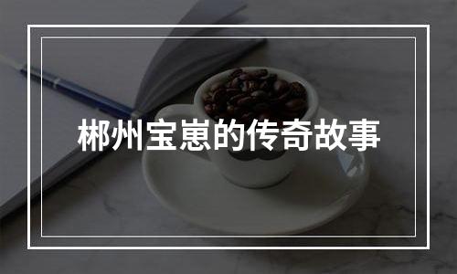 郴州宝崽的传奇故事