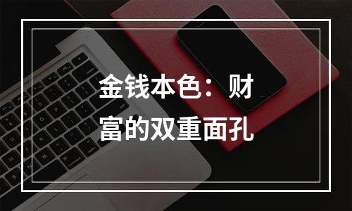金钱本色：财富的双重面孔