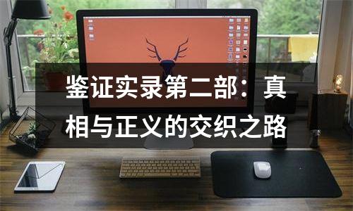 鉴证实录第二部：真相与正义的交织之路