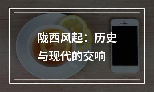 陇西风起：历史与现代的交响